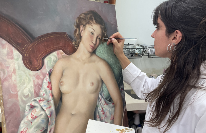 Restaurada una obra d’Artur Carbonell que participarà en l’exposició de la propera tardor