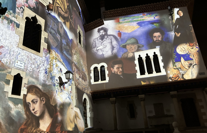 Los museos salen a la calle con un espectacular ‘mapping’, que fusiona arte, luz y música