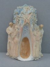 Projecte de llar de foc. 1906. Guix policromat. Ismael Smith i Marí (Barcelona, 1886 - Nova York, 1972)