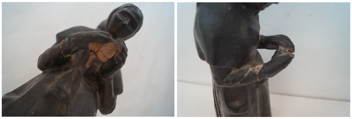 Alguns dels principals desperfectes de l'obra de Gustau Violet / Museus de Sitges