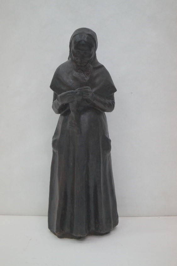 Estat de l'escultura de Violet un cop restaurada / Museus de Sitges