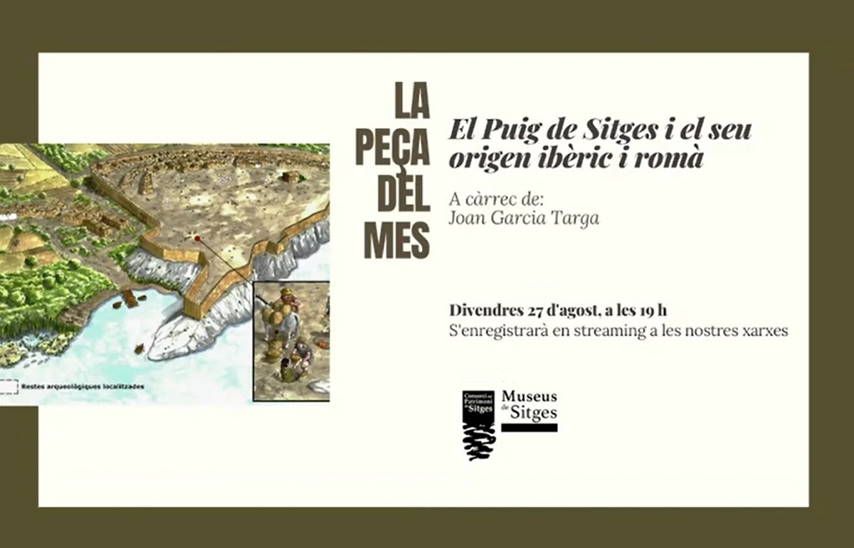 La Peça del Mes d’agost mostra tres dècades de troballes al Puig de Sitges