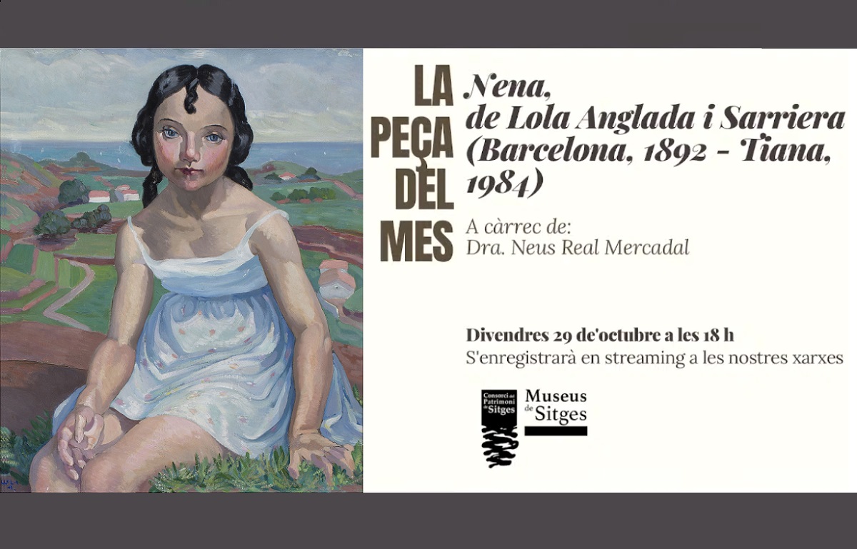 ‘Nena’, la peça pictòrica de Lola Anglada que avança un nou Espai Escrit a Sitges