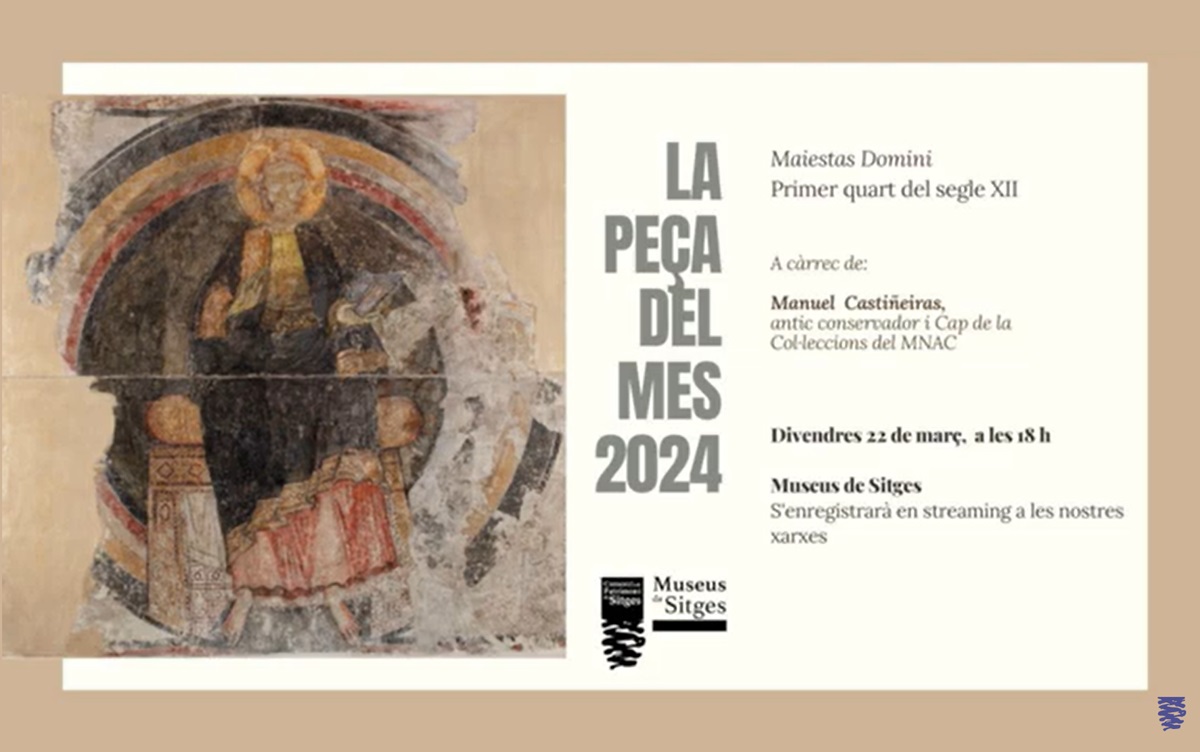 Una ‘Maiestas Domini’ a la Peça del Mes dels Museus de Sitges