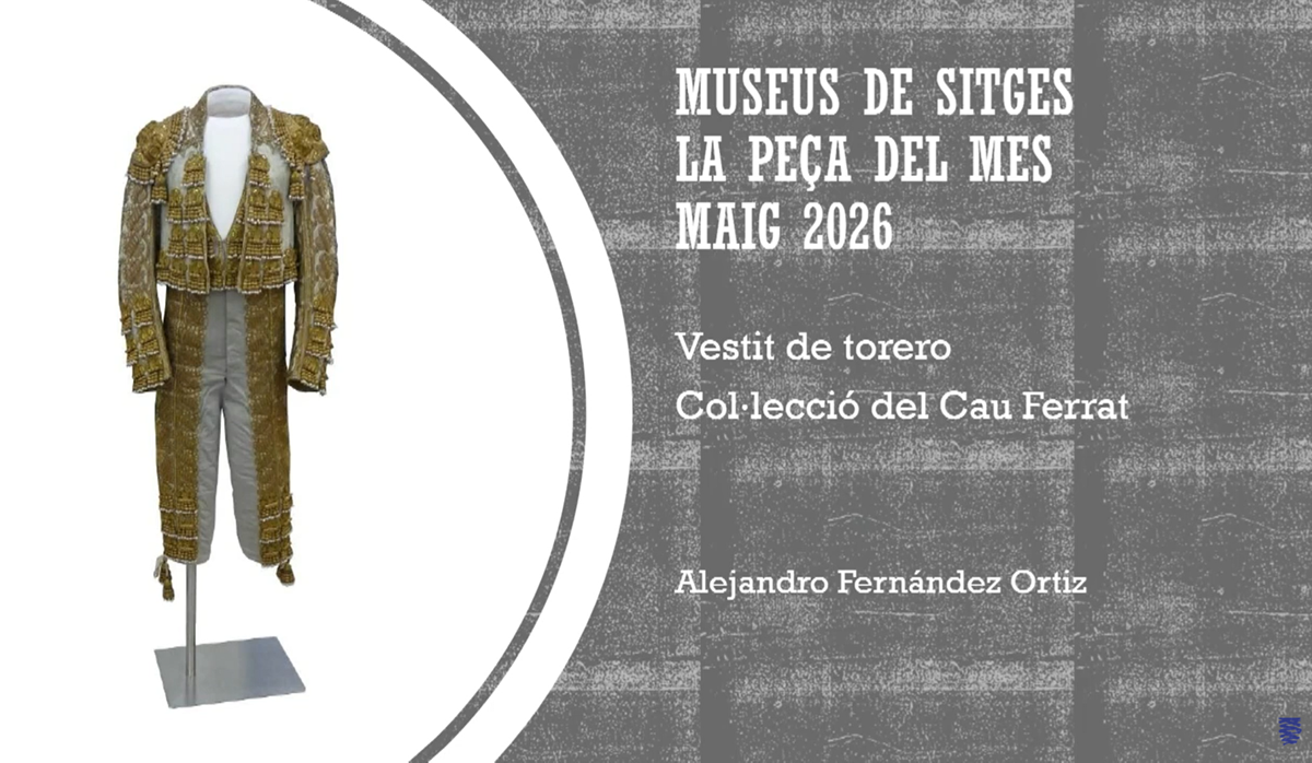 Entre l’art, el ritual i l’amistat: un vestit de torero a la Peça del Mes