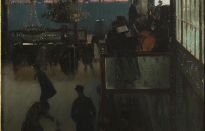 ‘Ball al Moulin de la Galette’, de Ramon Casas (1890-91)
