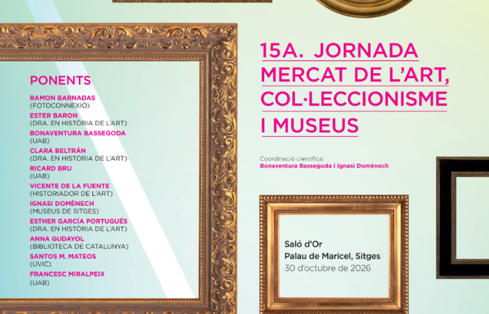 Programa 15a Jornada Mercat de l'Art, Col·leccionisme i Museus